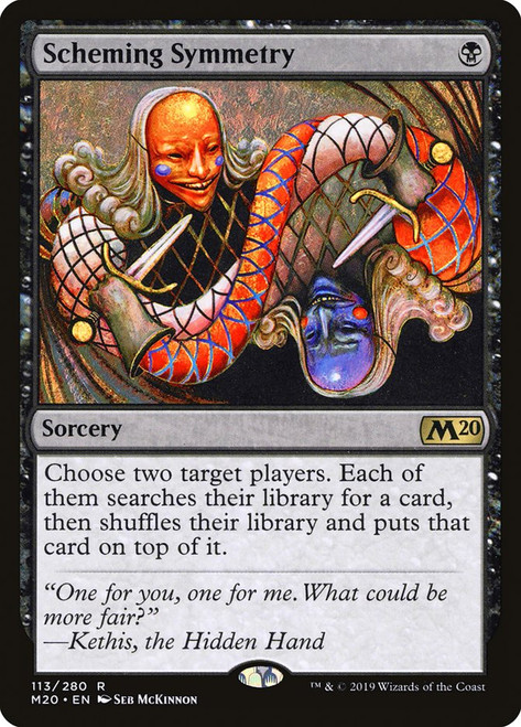 Scheming Symmetry\nCore Set 2020\nSingle\nMagic The Gathering