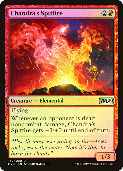 Chandra's Spitfire\nCore Set 2020\nSingle\nMagic The Gathering
