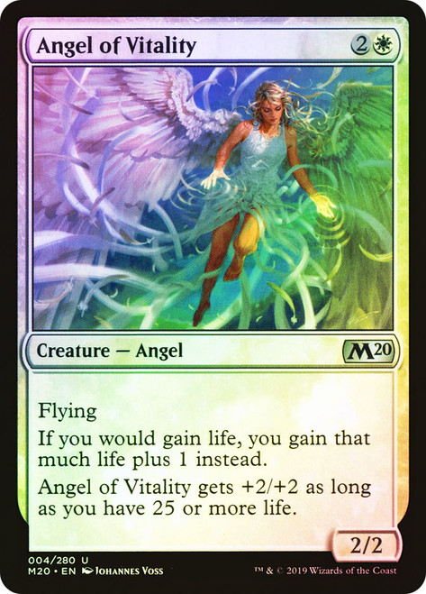 Angel of Vitality\nCore Set 2020\nSingle\nMagic The Gathering