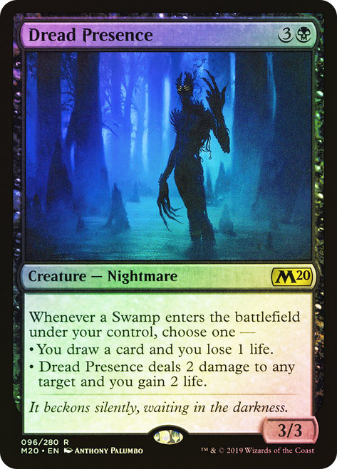 Dread Presence\nCore Set 2020\nSingle\nMagic The Gathering