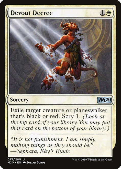 Devout Decree | Core Set 2020 | Star City Games