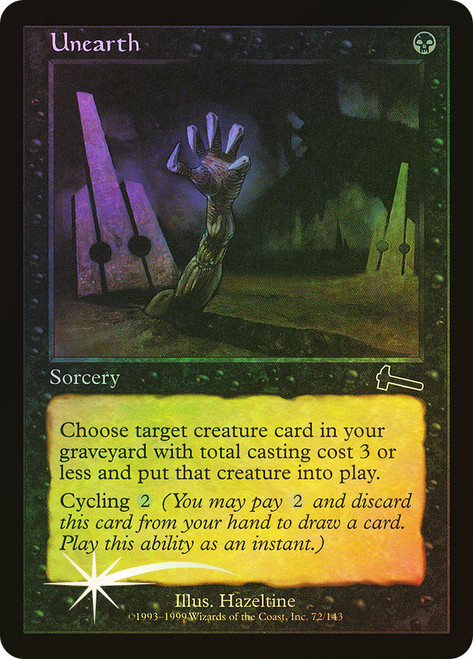 Unearth\nUrza's Legacy\nSingle\nMagic The Gathering