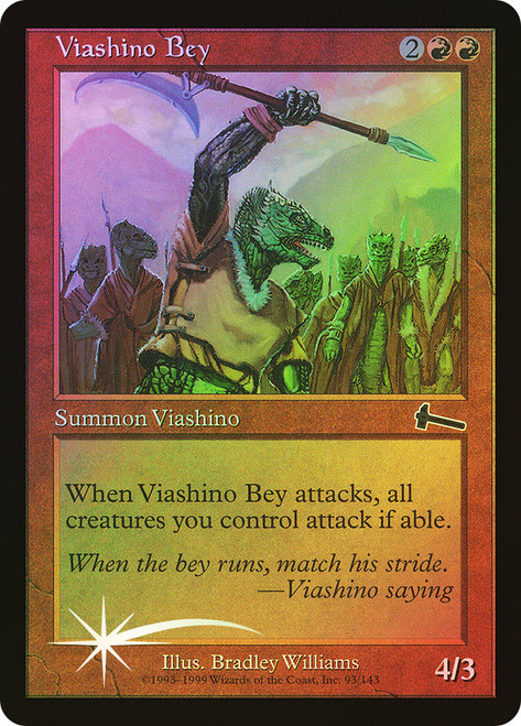 Viashino Bey\nUrza's Legacy\nSingle\nMagic The Gathering