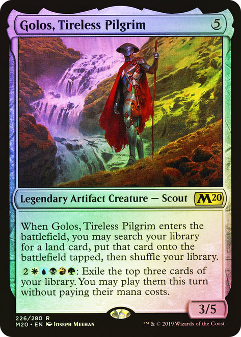 Golos, Tireless Pilgrim\nCore Set 2020\nSingle\nMagic The Gathering