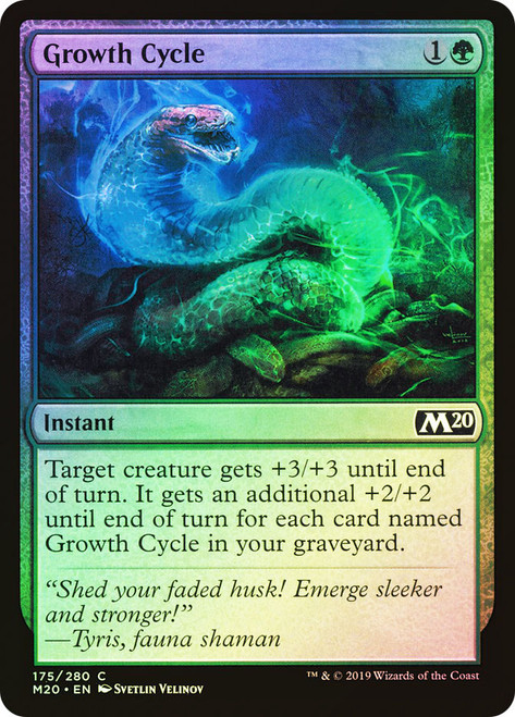 Growth Cycle\nCore Set 2020\nSingle\nMagic The Gathering