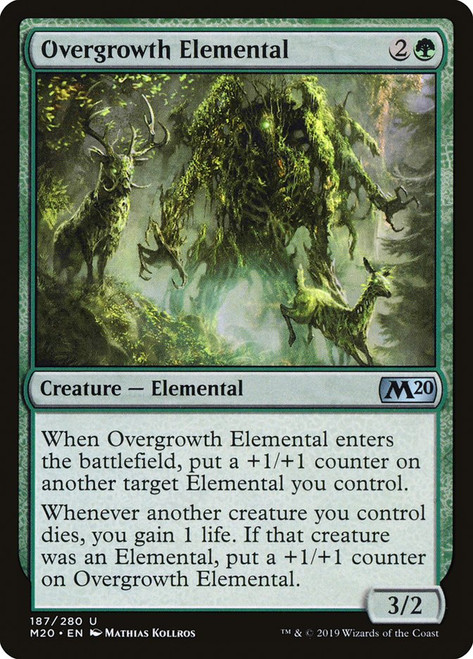 Overgrowth Elemental\nCore Set 2020\nSingle\nMagic The Gathering