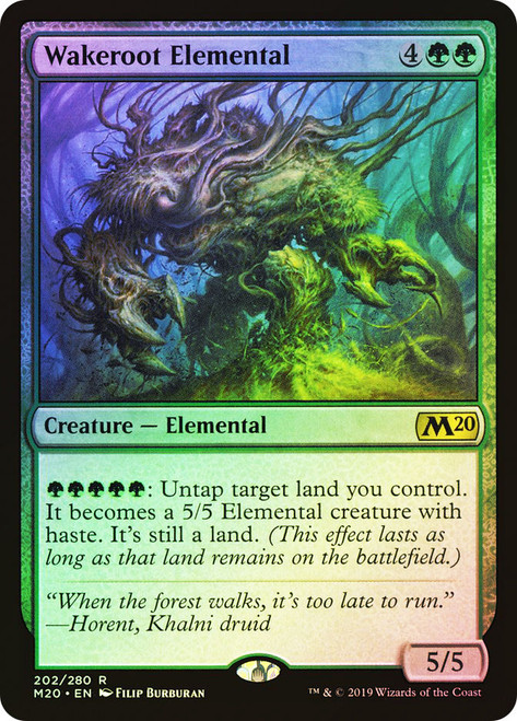Wakeroot Elemental\nCore Set 2020\nSingle\nMagic The Gathering