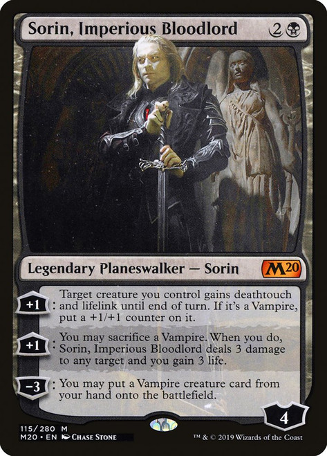 Sorin, Imperious Bloodlord\nCore Set 2020\nSingle\nMagic The Gathering