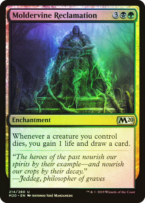 Moldervine Reclamation\nCore Set 2020\nSingle\nMagic The Gathering
