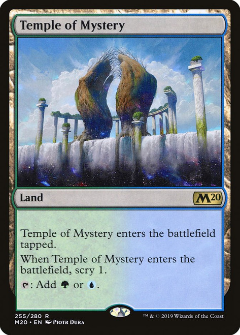 Temple of Mystery\nCore Set 2020\nSingle\nMagic The Gathering
