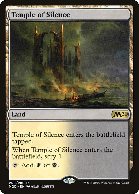 Temple of Silence\nCore Set 2020\nSingle\nMagic The Gathering