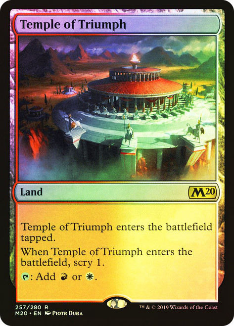 Temple of Triumph\nCore Set 2020\nSingle\nMagic The Gathering