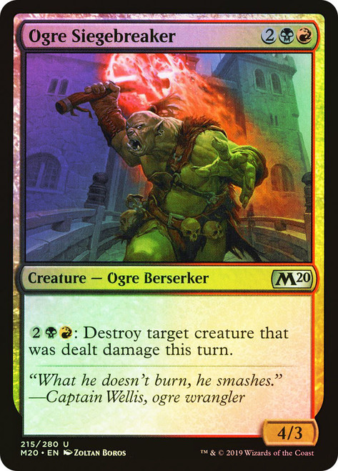 Ogre Siegebreaker\nCore Set 2020\nSingle\nMagic The Gathering