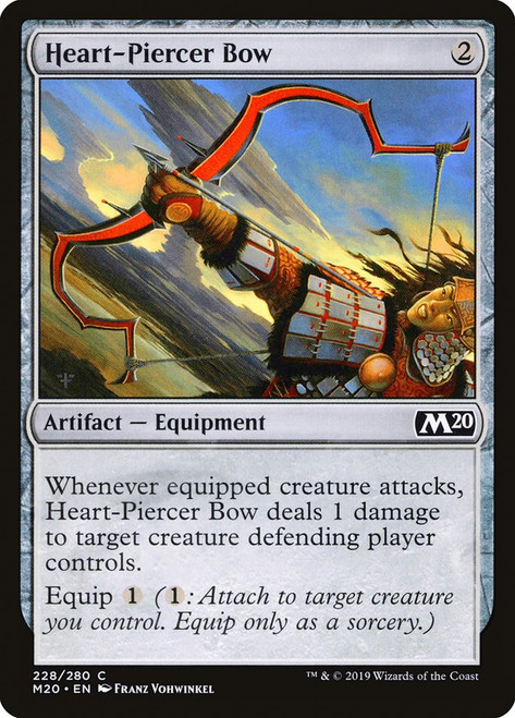 Heart-Piercer Bow\nCore Set 2020\nSingle\nMagic The Gathering