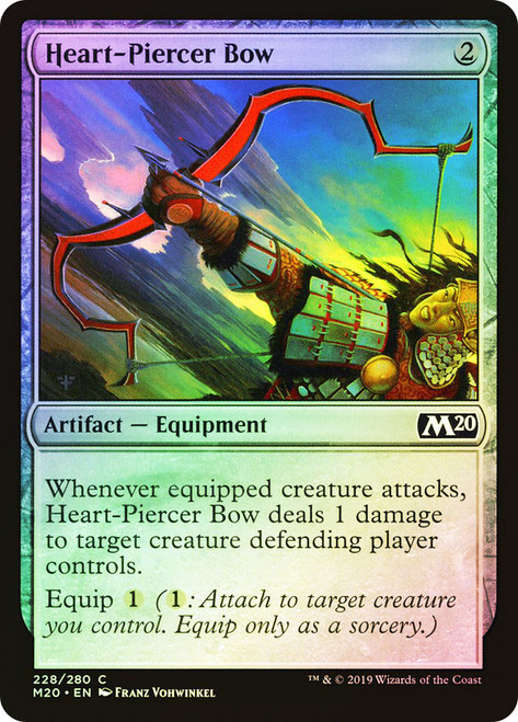 Heart-Piercer Bow\nCore Set 2020\nSingle\nMagic The Gathering