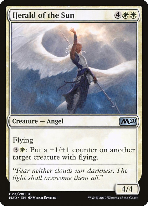 Herald of the Sun\nCore Set 2020\nSingle\nMagic The Gathering