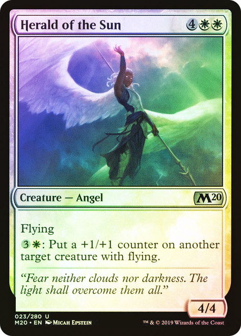 Herald of the Sun\nCore Set 2020\nSingle\nMagic The Gathering