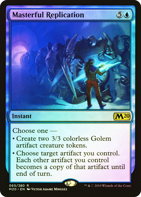Masterful Replication\nCore Set 2020\nSingle\nMagic The Gathering