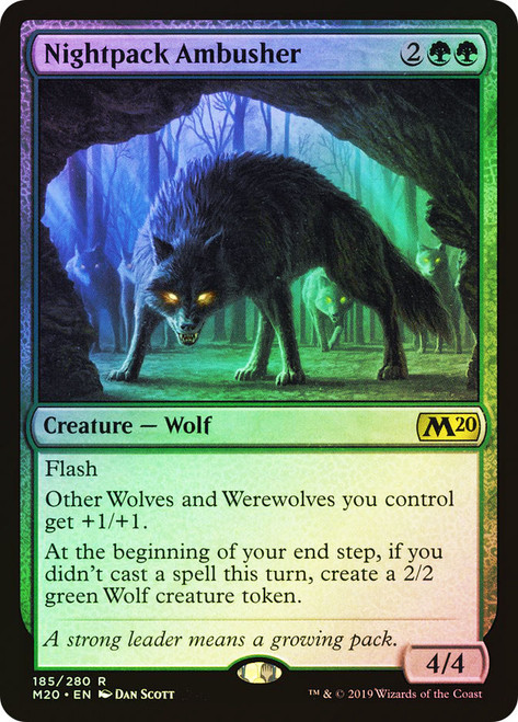 Nightpack Ambusher\nCore Set 2020\nSingle\nMagic The Gathering