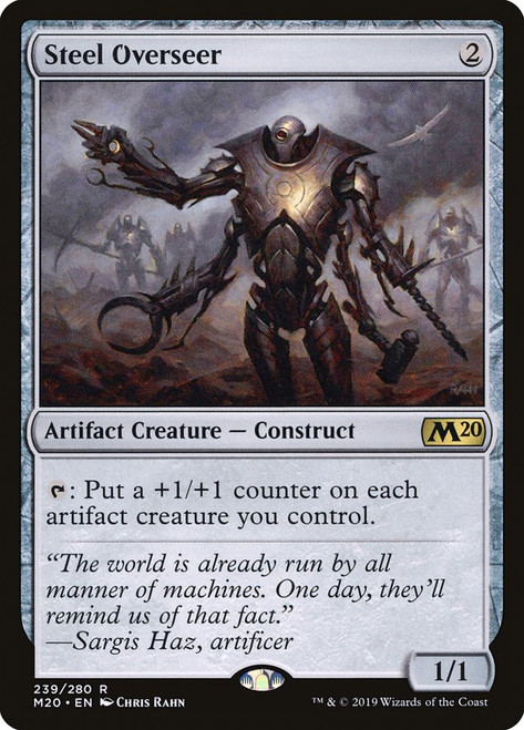 Steel Overseer\nCore Set 2020\nSingle\nMagic The Gathering