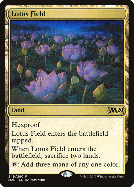 Lotus Field\nCore Set 2020\nSingle\nMagic The Gathering