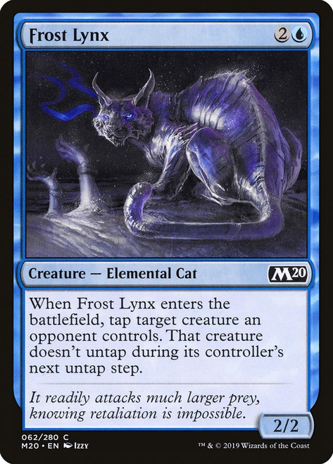 Frost Lynx\nCore Set 2020\nSingle\nMagic The Gathering