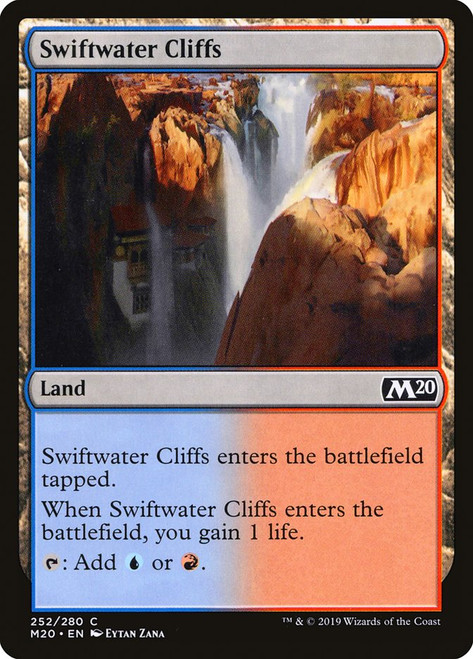 Swiftwater Cliffs\nCore Set 2020\nSingle\nMagic The Gathering