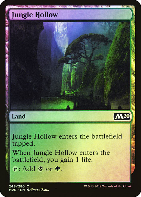Jungle Hollow\nCore Set 2020\nSingle\nMagic The Gathering