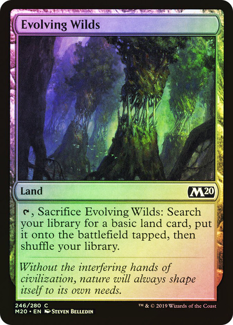 Evolving Wilds\nCore Set 2020\nSingle\nMagic The Gathering