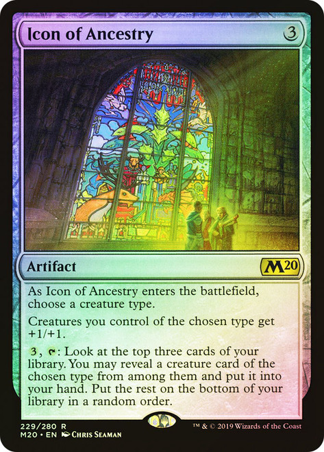 Icon of Ancestry\nCore Set 2020\nSingle\nMagic The Gathering