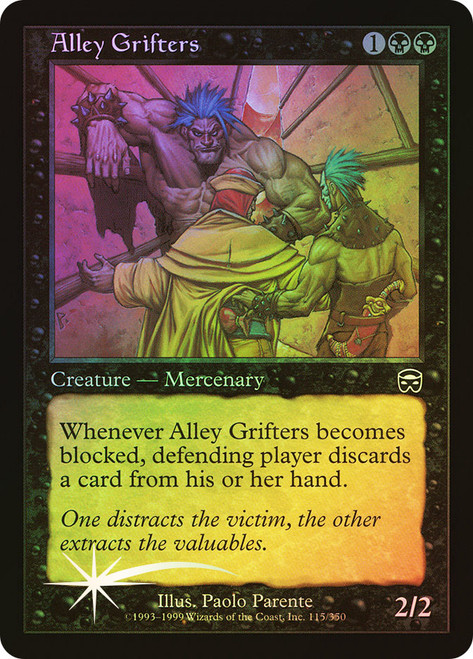 Alley Grifters\nMercadian Masques\nSingle\nMagic The Gathering