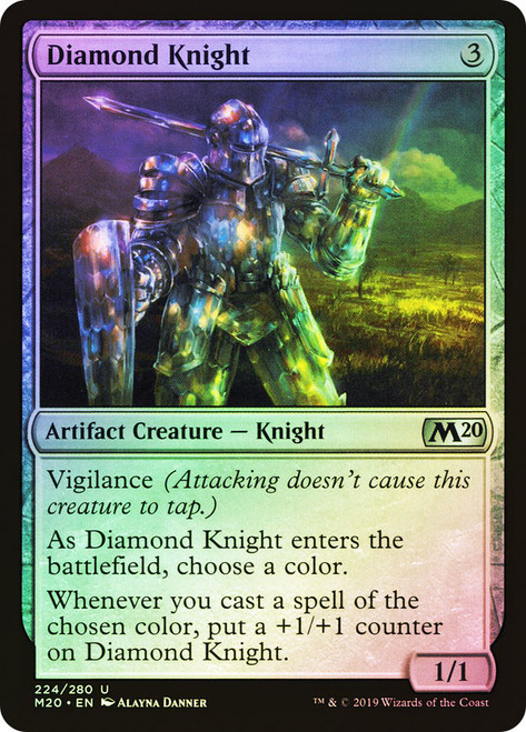 Diamond Knight\nCore Set 2020\nSingle\nMagic The Gathering