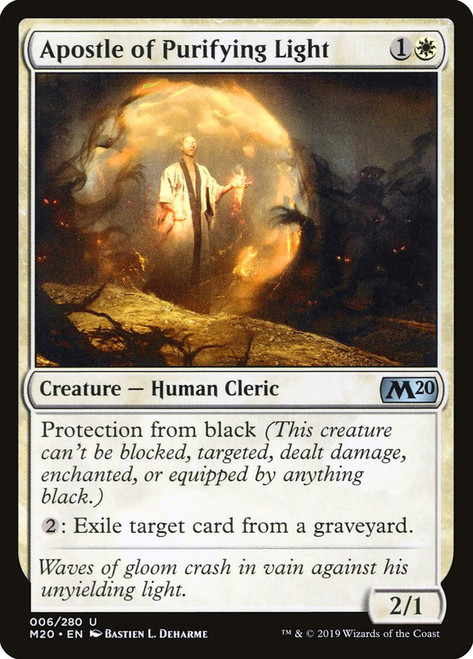 Apostle of Purifying Light\nCore Set 2020\nSingle\nMagic The Gathering