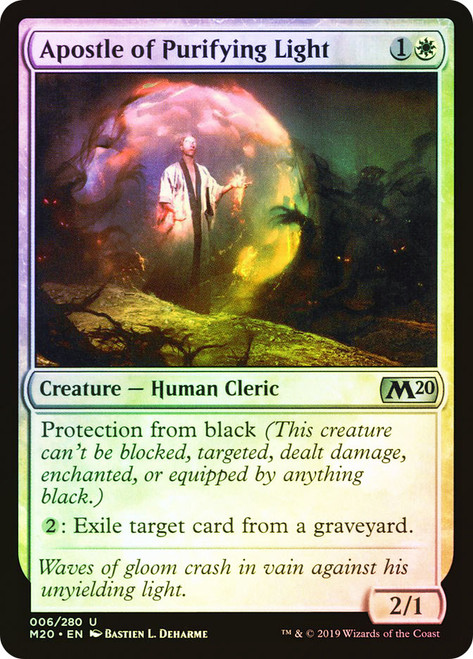 Apostle of Purifying Light\nCore Set 2020\nSingle\nMagic The Gathering