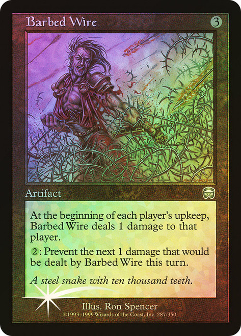 Barbed Wire\nMercadian Masques\nSingle\nMagic The Gathering