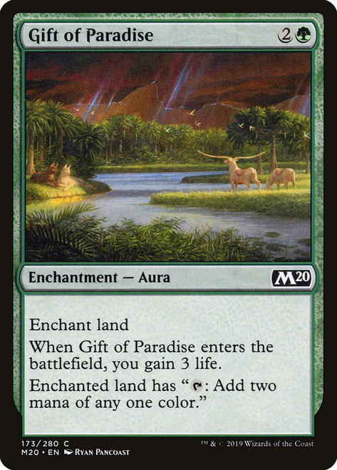 Gift of Paradise\nCore Set 2020\nSingle\nMagic The Gathering