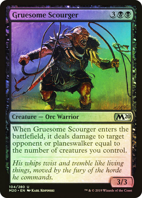 Gruesome Scourger\nCore Set 2020\nSingle\nMagic The Gathering