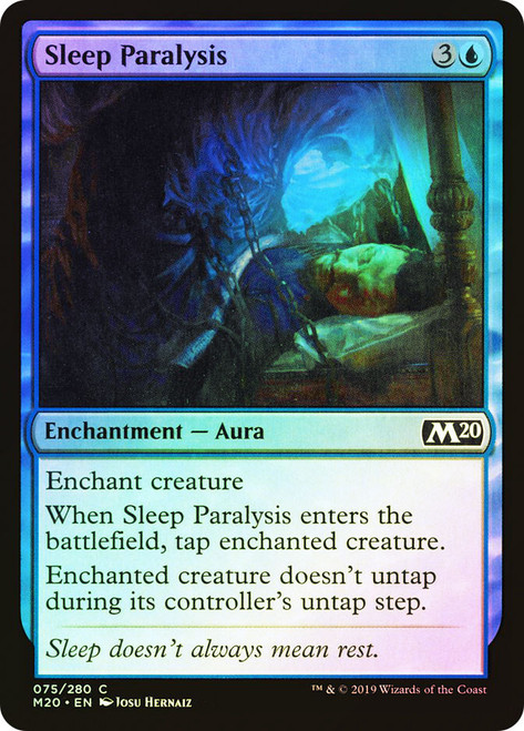 Sleep Paralysis\nCore Set 2020\nSingle\nMagic The Gathering