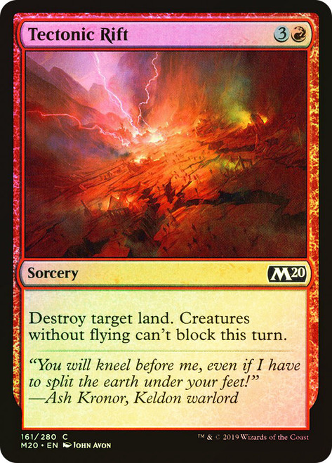 Tectonic Rift\nCore Set 2020\nSingle\nMagic The Gathering