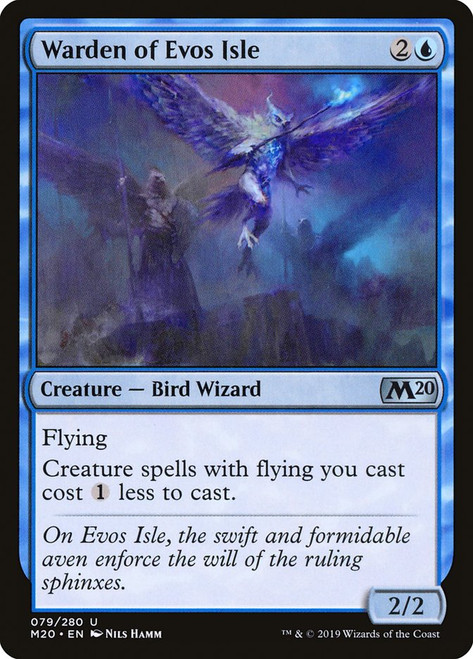 Warden of Evos Isle\nCore Set 2020\nSingle\nMagic The Gathering