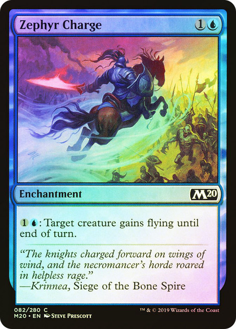 Zephyr Charge\nCore Set 2020\nSingle\nMagic The Gathering