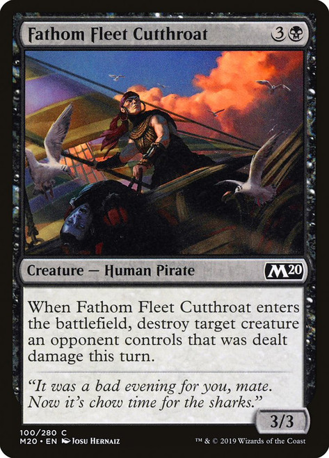 Fathom Fleet Cutthroat\nCore Set 2020\nSingle\nMagic The Gathering