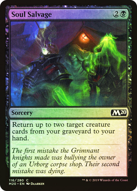 Soul Salvage\nCore Set 2020\nSingle\nMagic The Gathering