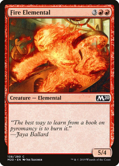 Fire Elemental\nCore Set 2020\nSingle\nMagic The Gathering