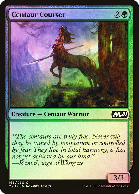 Centaur Courser\nCore Set 2020\nSingle\nMagic The Gathering