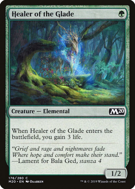Healer of the Glade\nCore Set 2020\nSingle\nMagic The Gathering