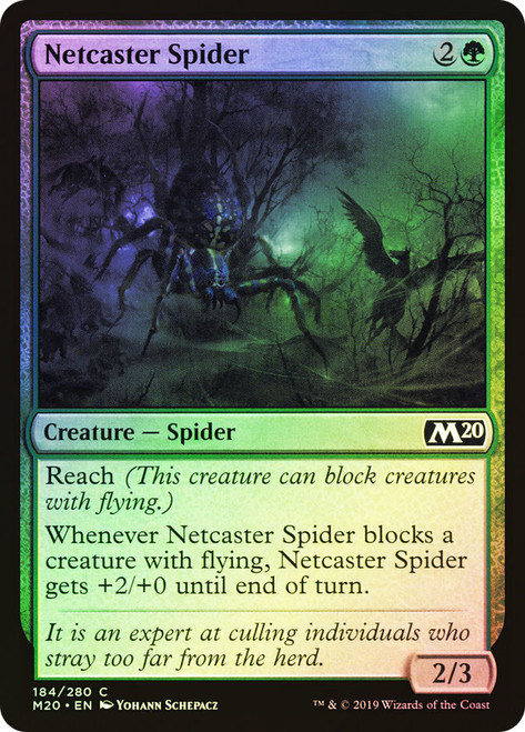 Netcaster Spider\nCore Set 2020\nSingle\nMagic The Gathering