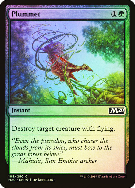 Plummet\nCore Set 2020\nSingle\nMagic The Gathering