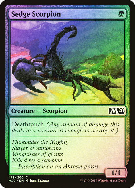 Sedge Scorpion\nCore Set 2020\nSingle\nMagic The Gathering
