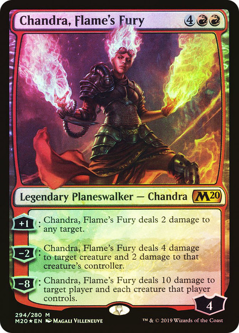 Chandra, Flame's Fury (Planeswalker Deck)\nCore Set 2020\nSingle\nMagic The Gathering